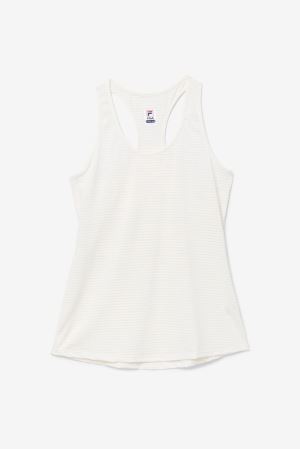 FILA Essentials Racerback Tank Vests White,Womens Tennis | CA.ZETWLG261